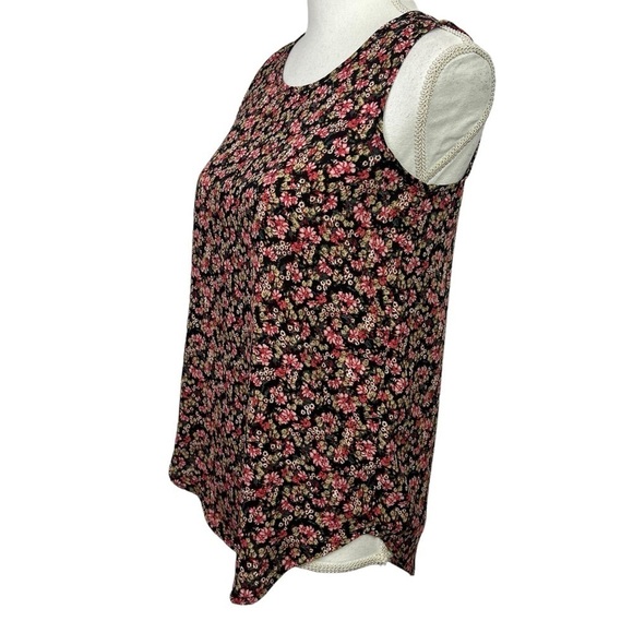 NWT Maurices Women’s Pullover Sleeveless Tank Top Sz XS Multi Color Floral Print - Picture 4 of 13